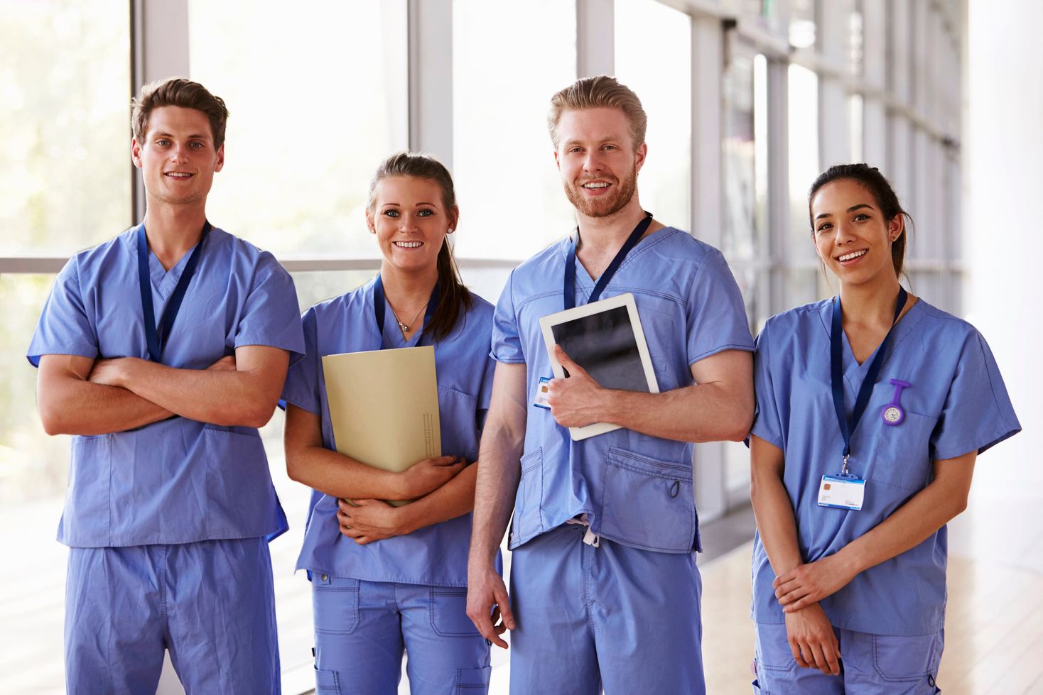 Group Portrait of Healthcare Workers  